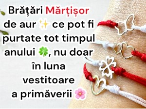 De ce mărțișoarele din aur au devenit cel mai iubit cadou al anului 2026?